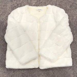 Calvin Klein Faux Fur Jacket 